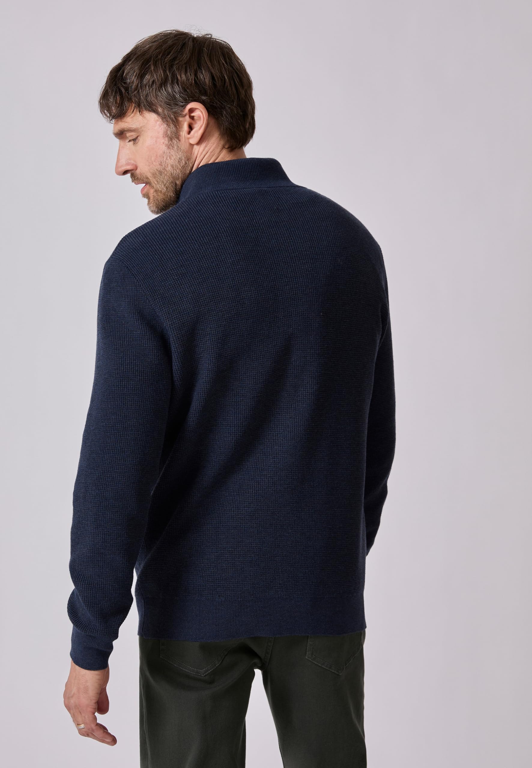 Damart Thermolactyl Uomo Gilet gilet con zip e lana