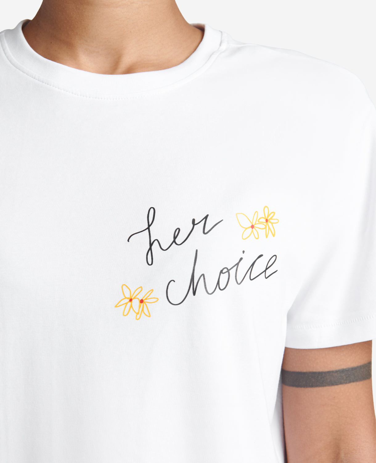 Kenneth Cole Reaction Clothing Her Choice T-Shirt T-shirt bianca XXS-XXL in cotone