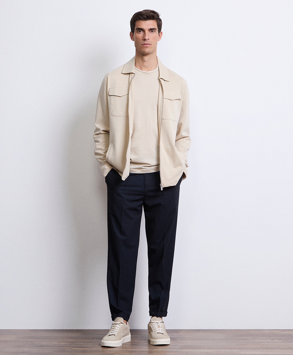 Markup Uomo Pantaloni & Bermuda Pantalone one pince canneté pantalone