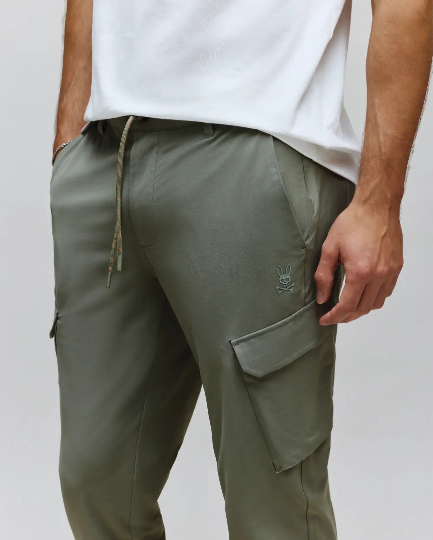 Psycho Bunny Men's Pants Luka Cargo Pant 28 1/2 L pantaloni cargo