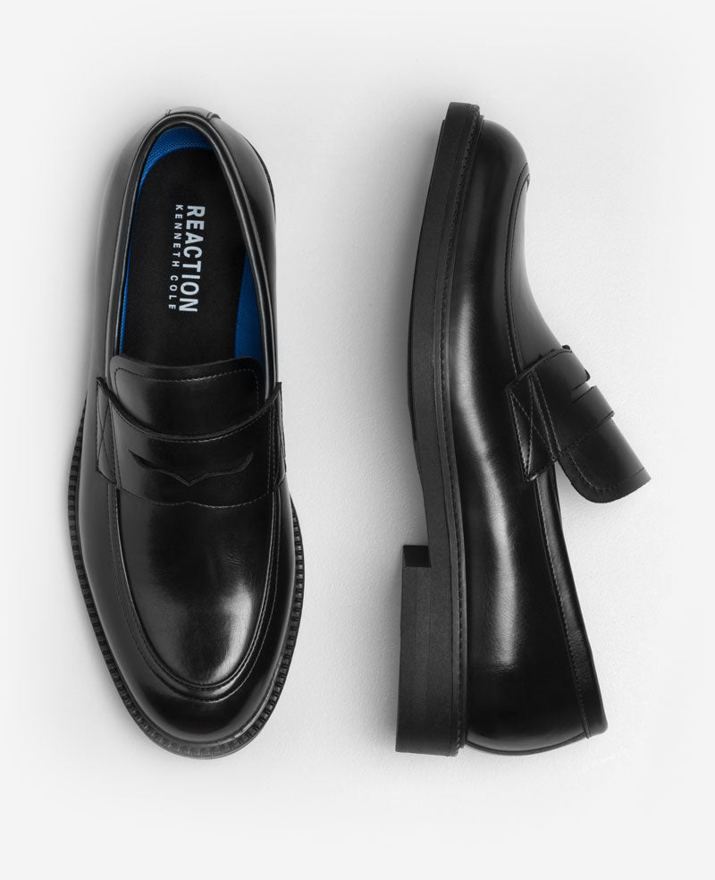 Kenneth Cole Reaction Shoes REACTION - Anthony Penny Loafer mocassino nero