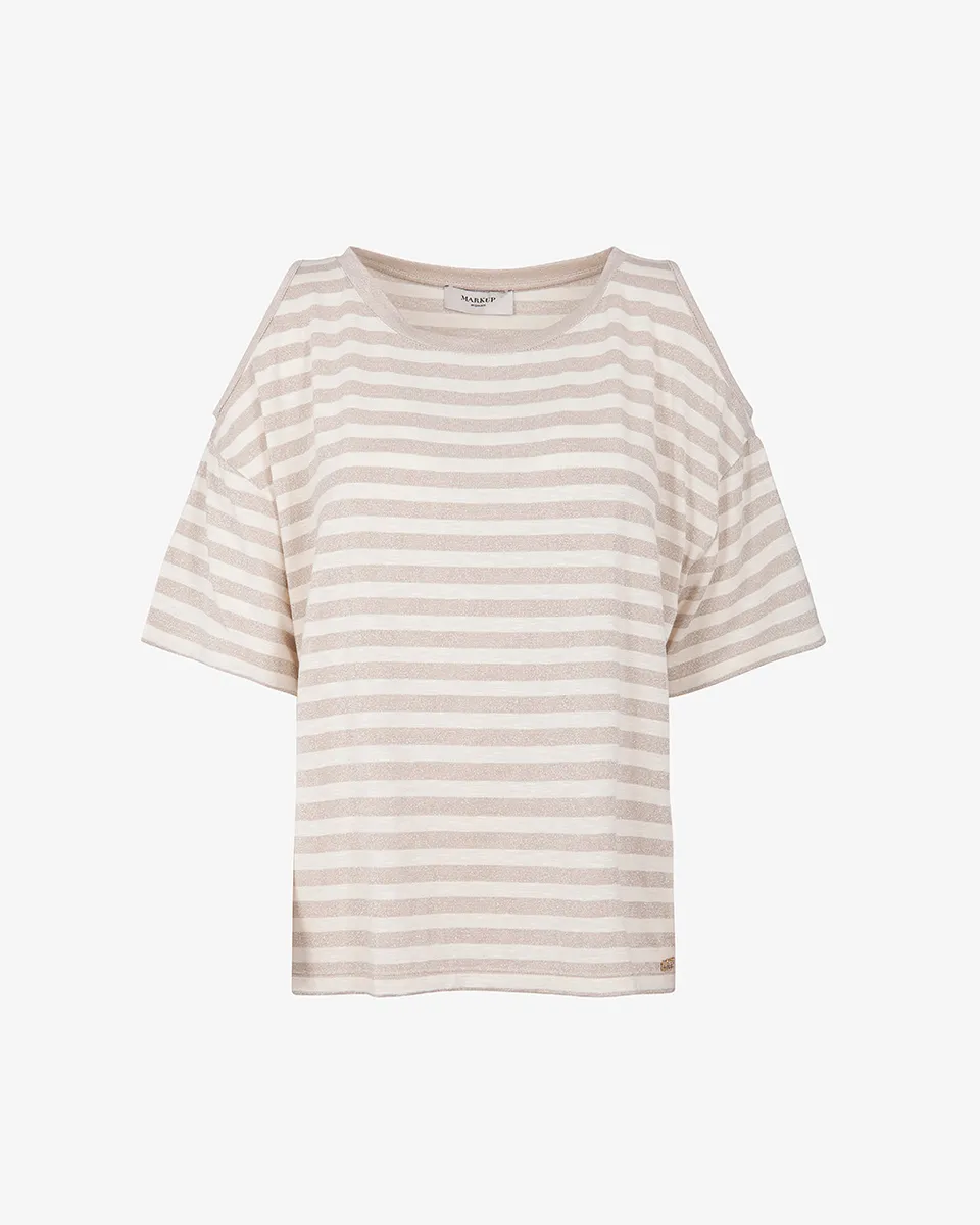 Markup Donna T-Shirt & Felpe T-shirt in misto viscosa fiammata lurex