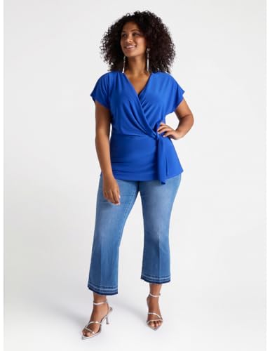 Fiorella Rubino Top e t-shirt T-shirt in jersey con incrocio L Plus