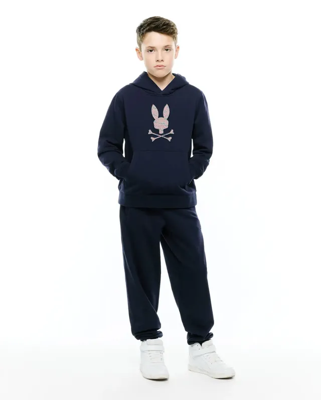 Psycho Bunny Kids Sweatshirts & Hoodies Darcy Hoodie felpa con cappuccio Baritone Blue