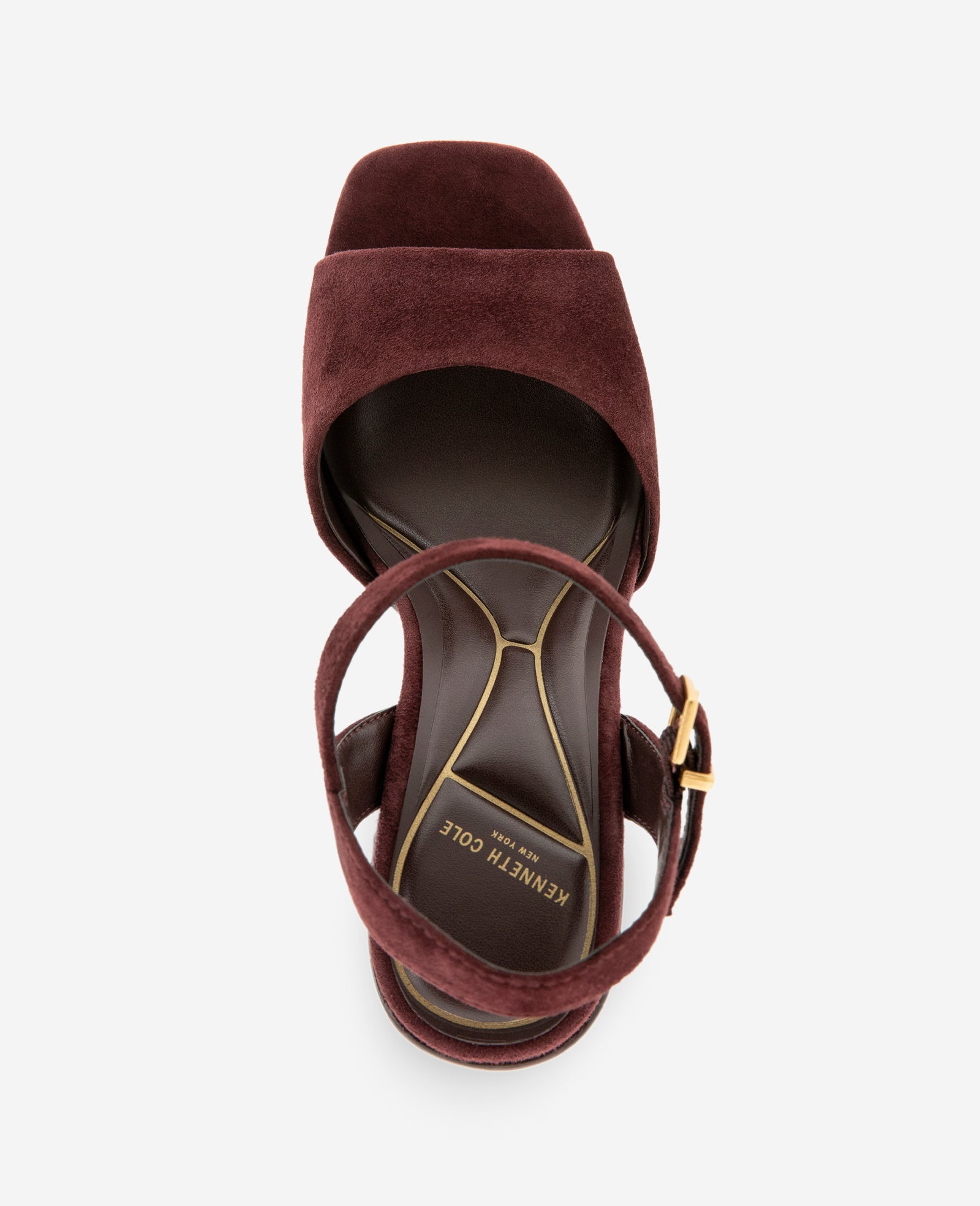 Kenneth Cole Reaction Shoes Parton Kid Suede Heel sandali Andorra Suede con tacco