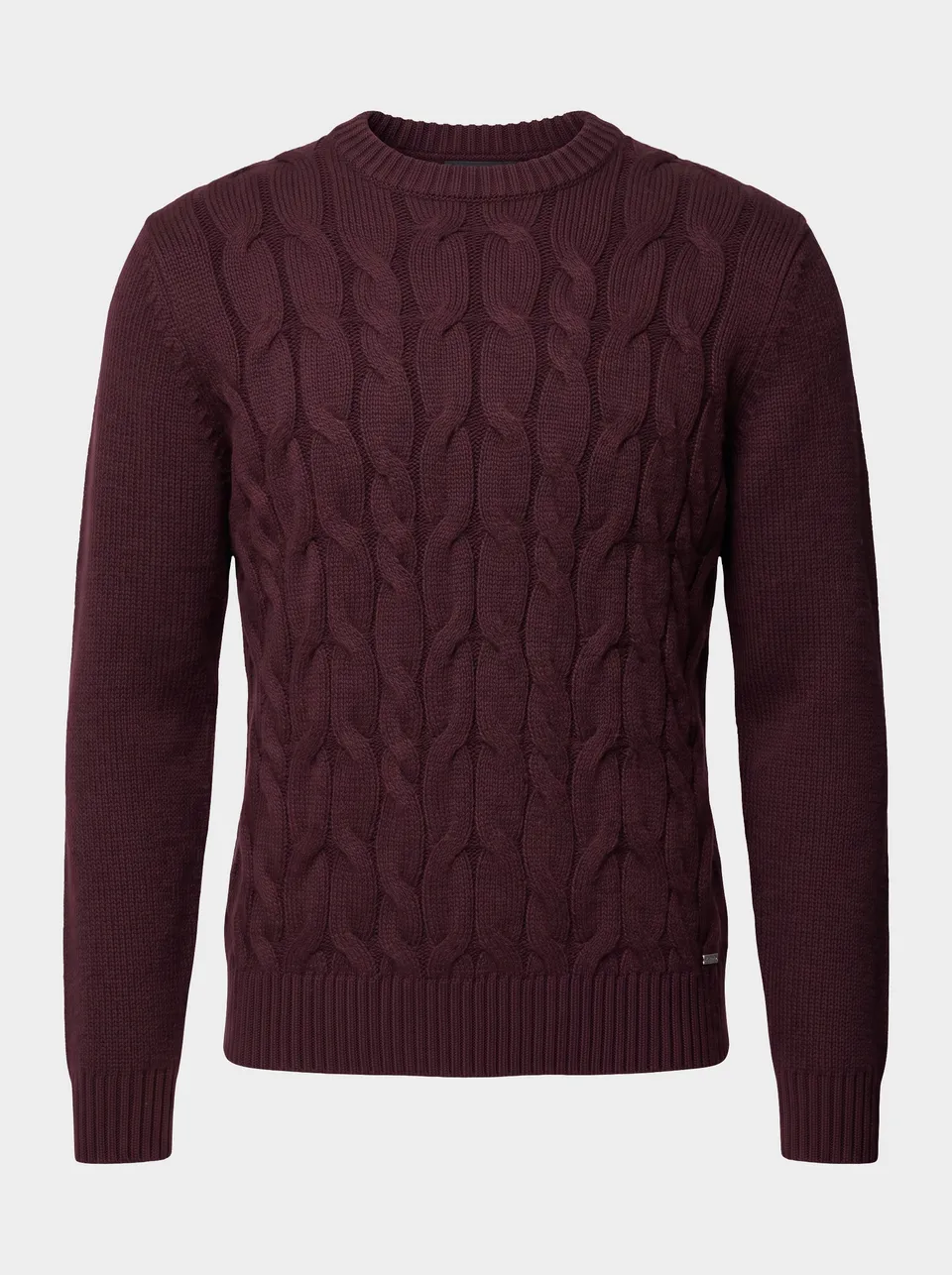 Markup Uomo Maglieria Maglione Girocollo Trecce maglione