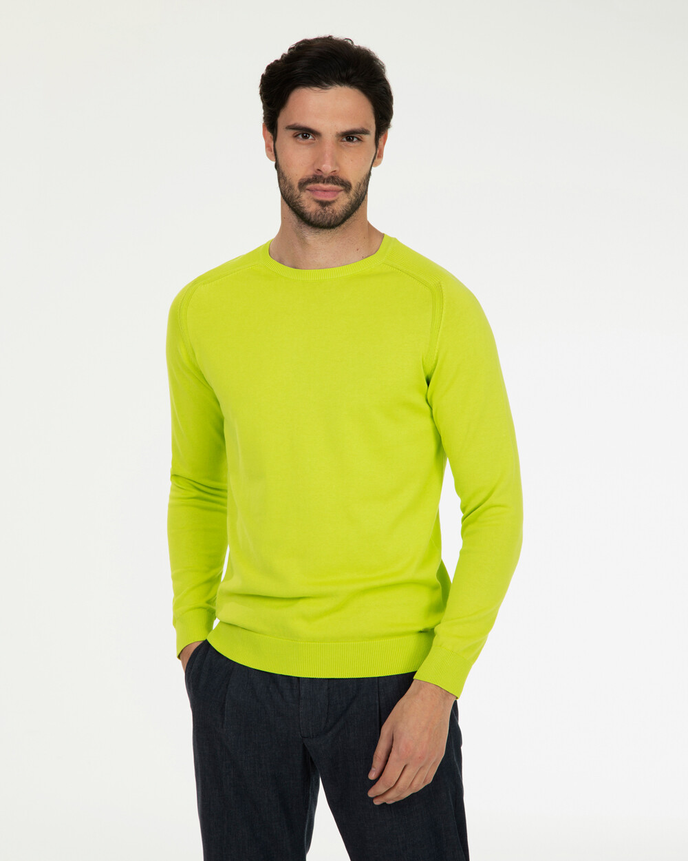 Markup Uomo Maglieria Maglia girocollo punto riso