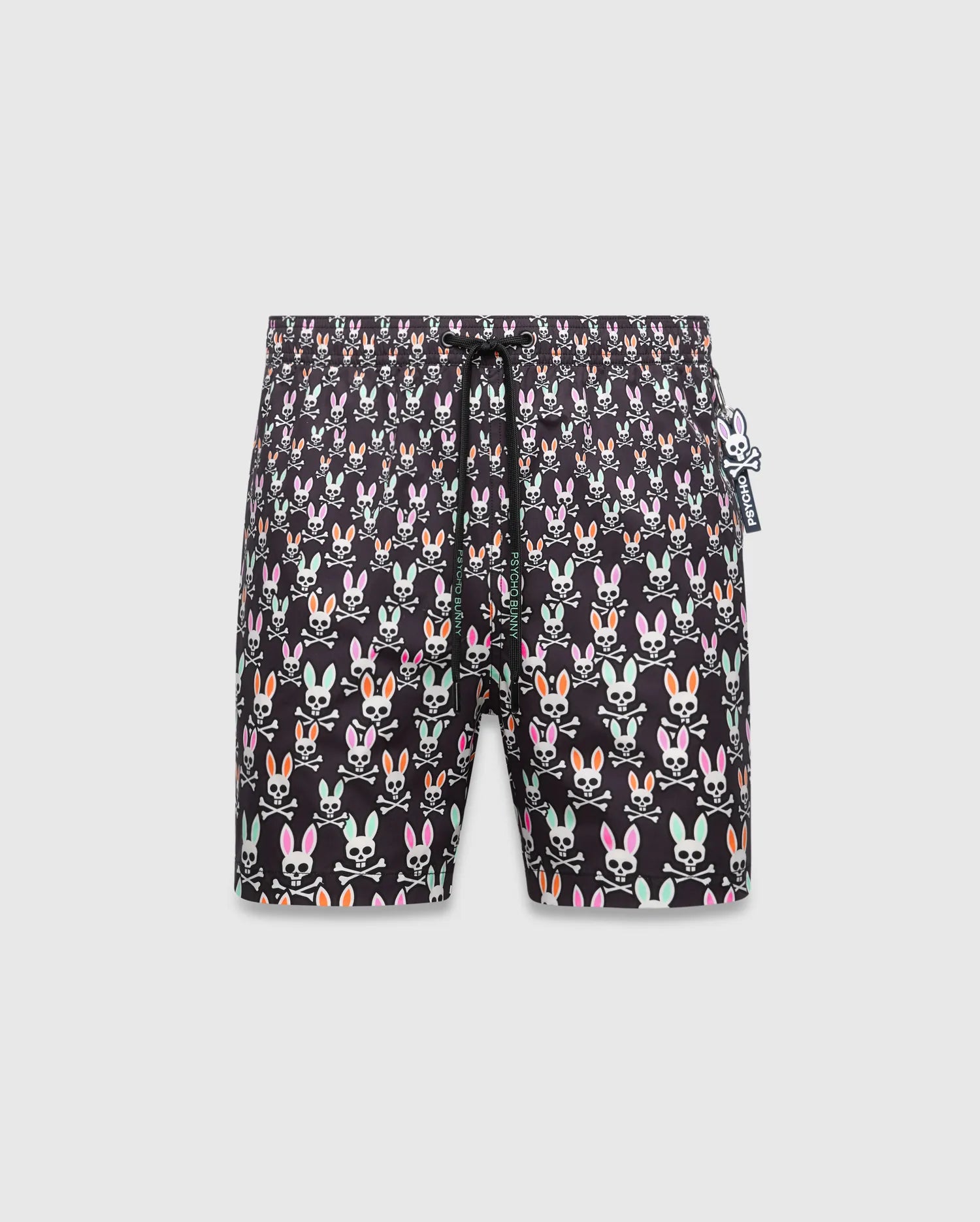 Psycho Bunny Men's Swimwear Byron Swim Trunk 6 MB1000086 costume nero 6 pollici