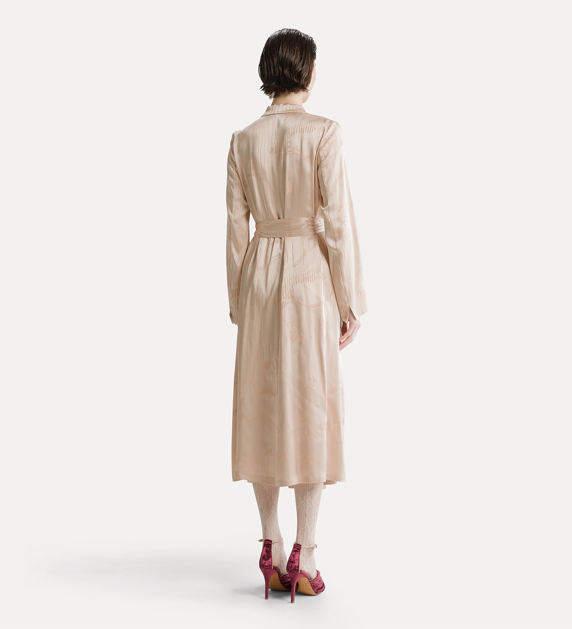 Forte abiti The Lotus abito a portafoglio jacquard loto