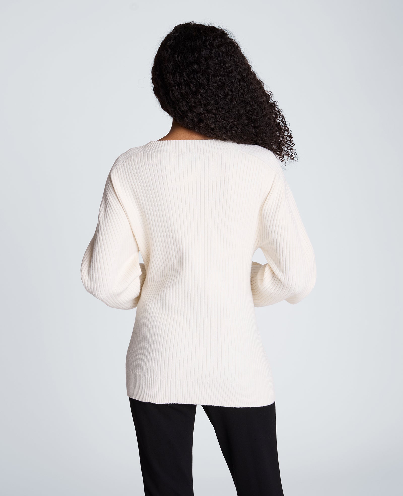 Kenneth Cole Reaction Clothing Mock Neck Seamless Traveling Ribbed Sweater maglione Oyster in poliestere