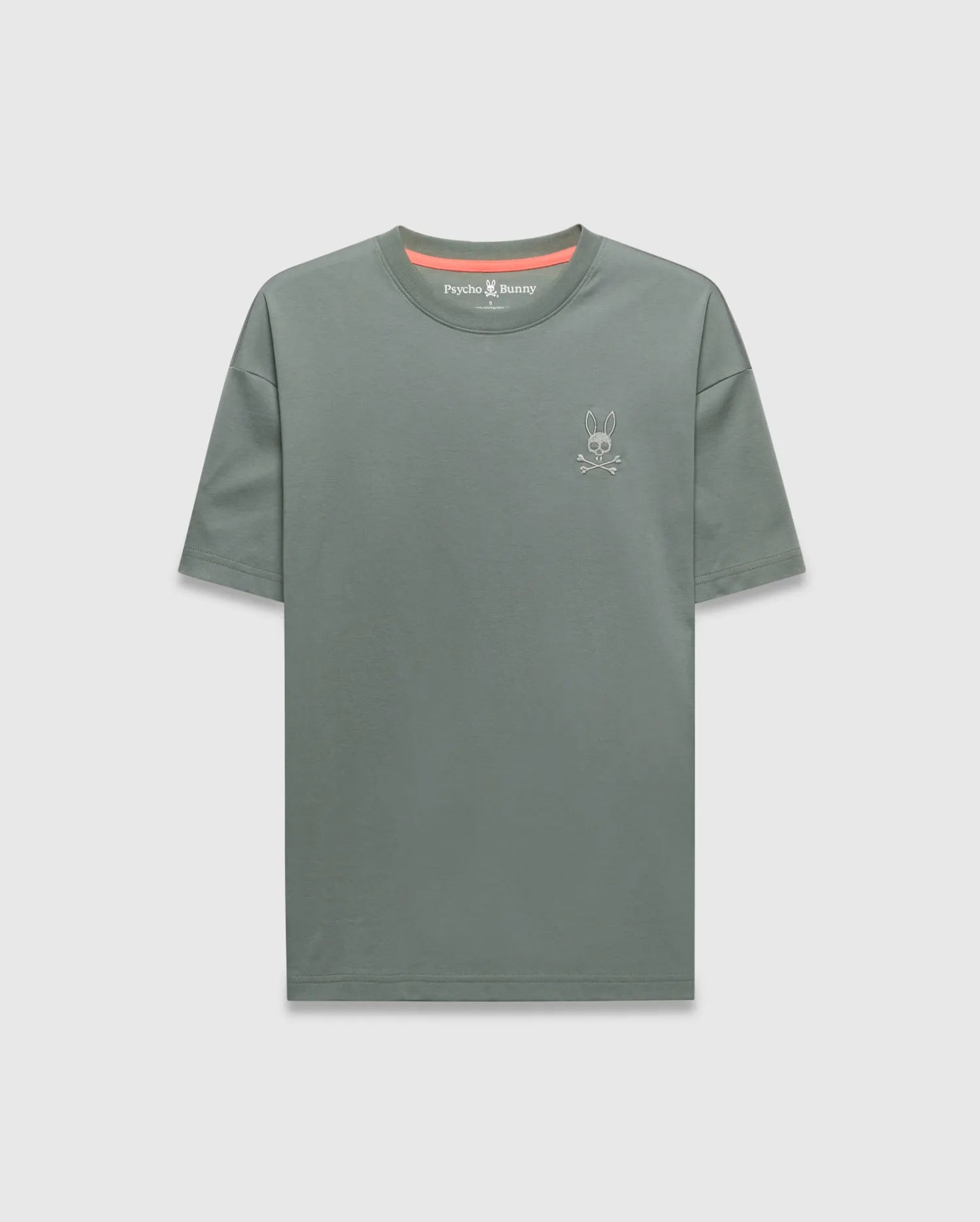 Psycho Bunny Oscar MT0200217 maglietta verde 100% Pima oversize