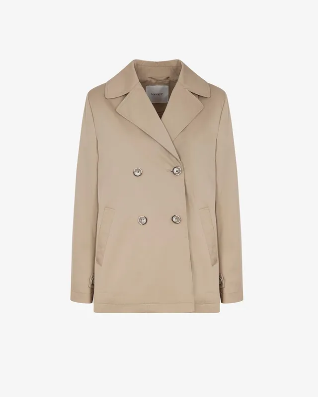 Markup Donna Giacche & Giubbotti Trench corto in cotone