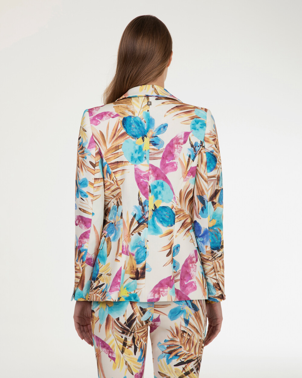 Markup Donna Tailleur & Blazer Blazer stampa fiori blazer