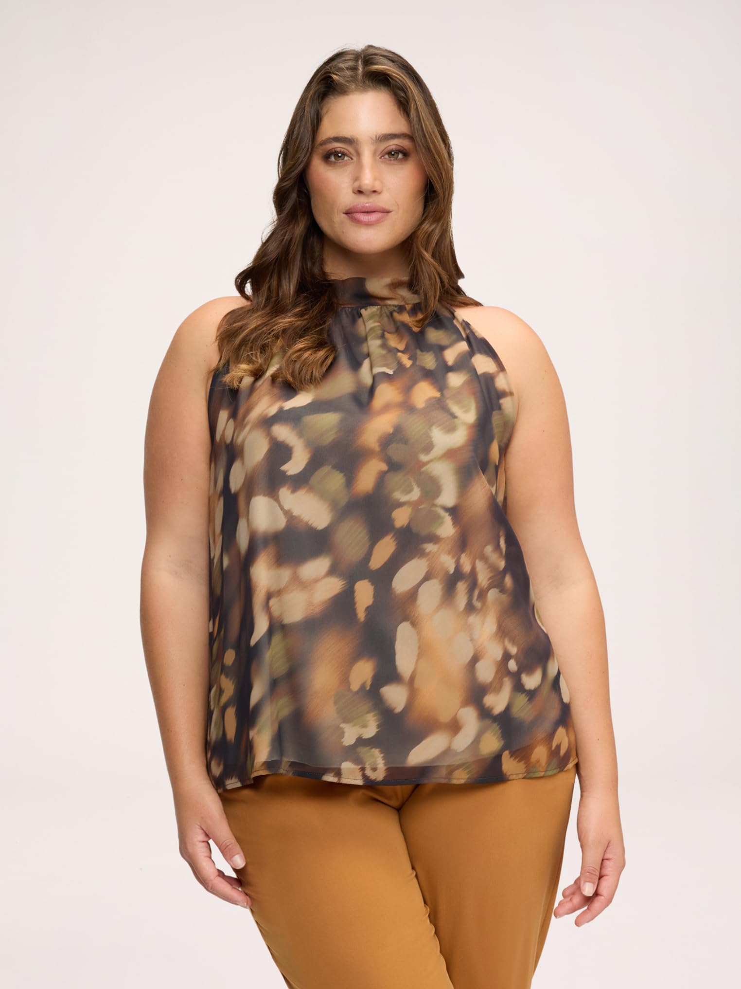 Fiorella Rubino Camicie e bluse Blusa con stampa all over M Plus