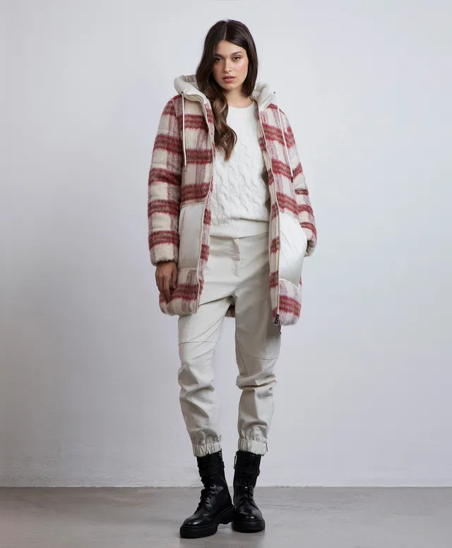 Markup Donna Giacche & Giubbotti Giubbino lungo check