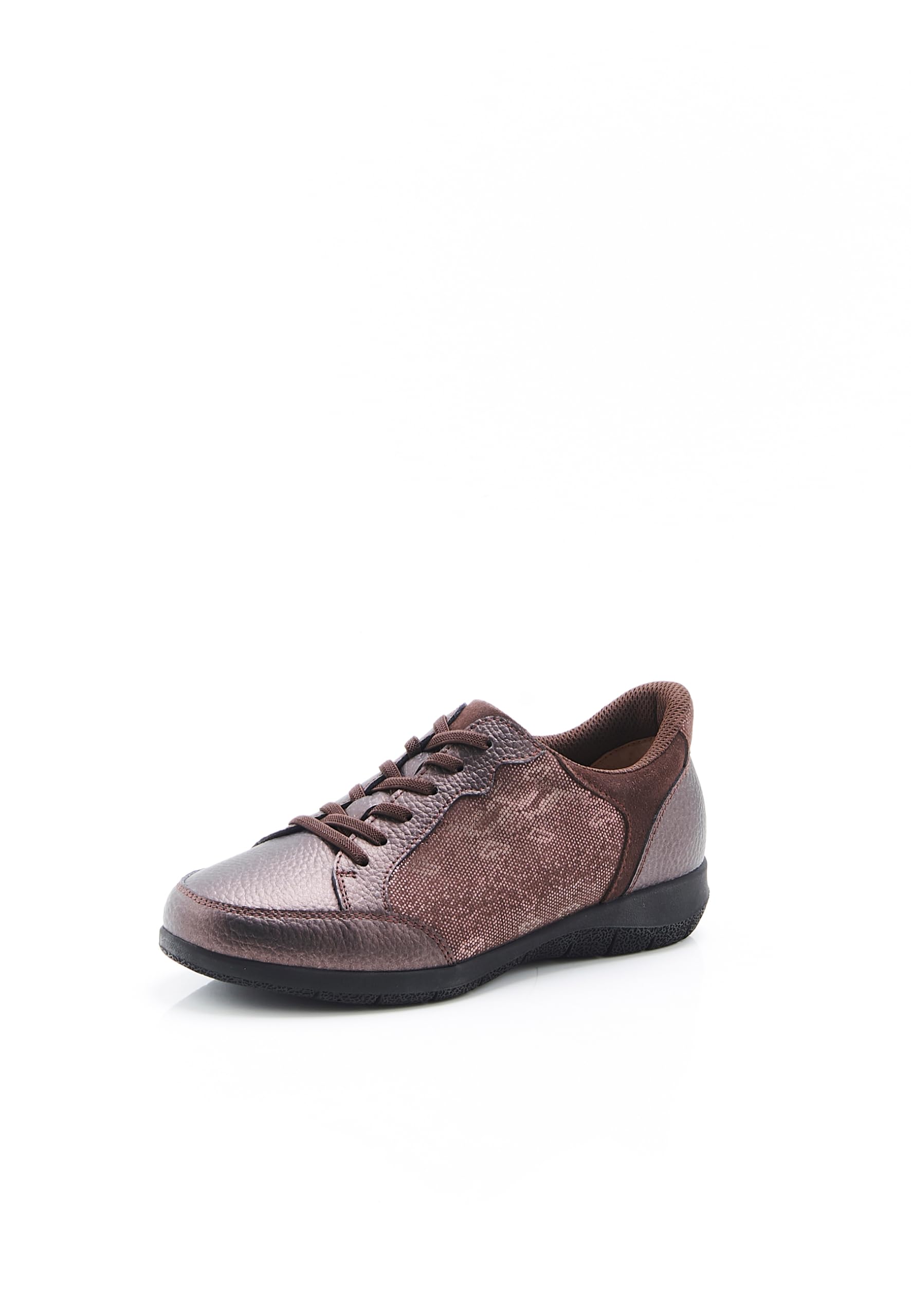 Damart Calzature derby con lacci elasticati Amortyl donna blu marino animale 36