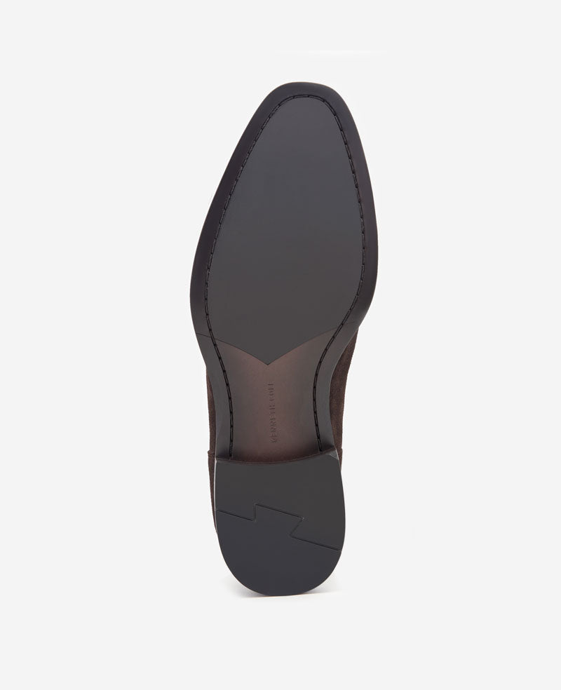 Kenneth Cole Reaction Shoes Raymond Suede Chelsea Boot stivaletti Mocha Suede in camoscio