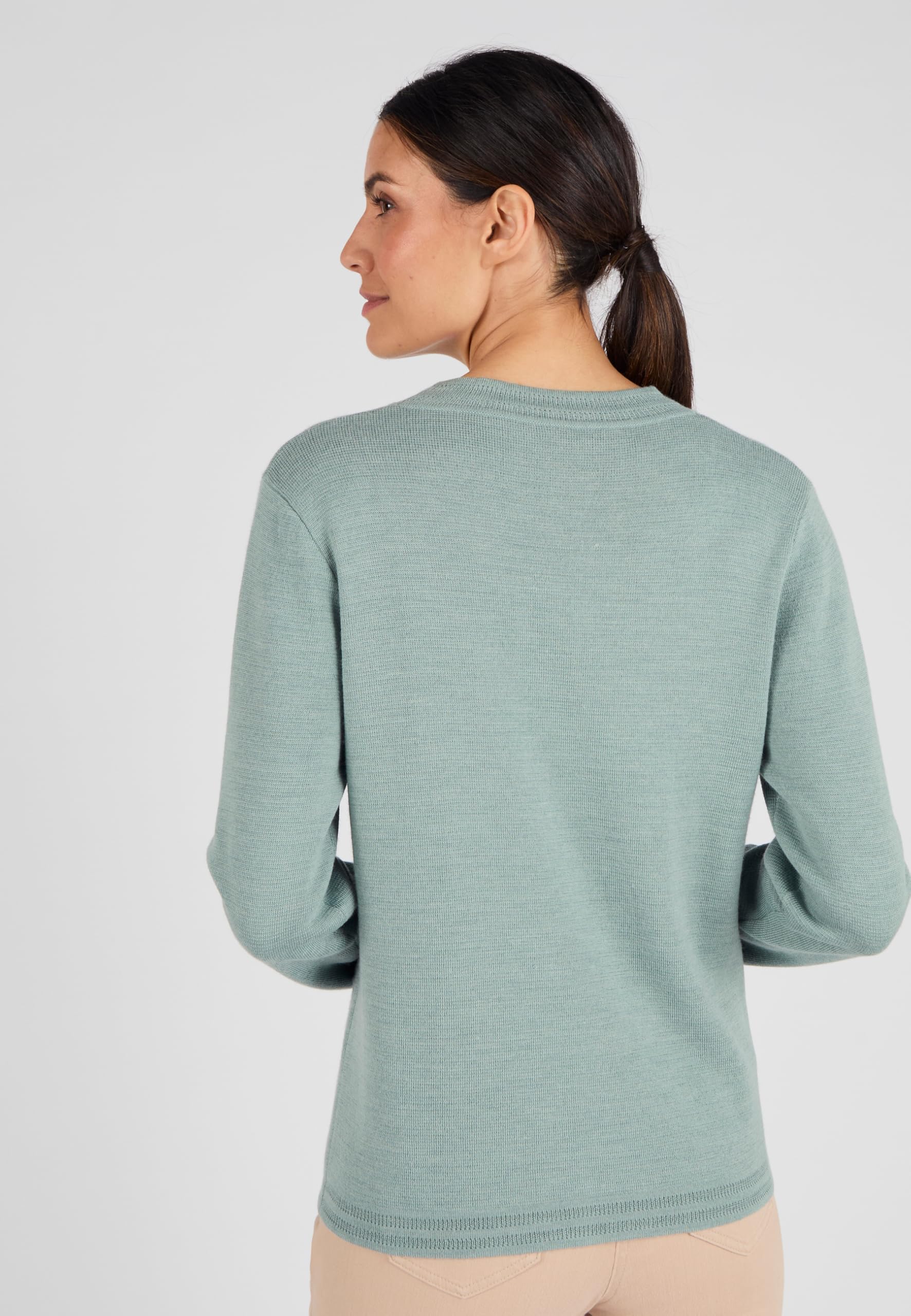Damart Prêt-à-porter Gilet misto lana donna con tasche