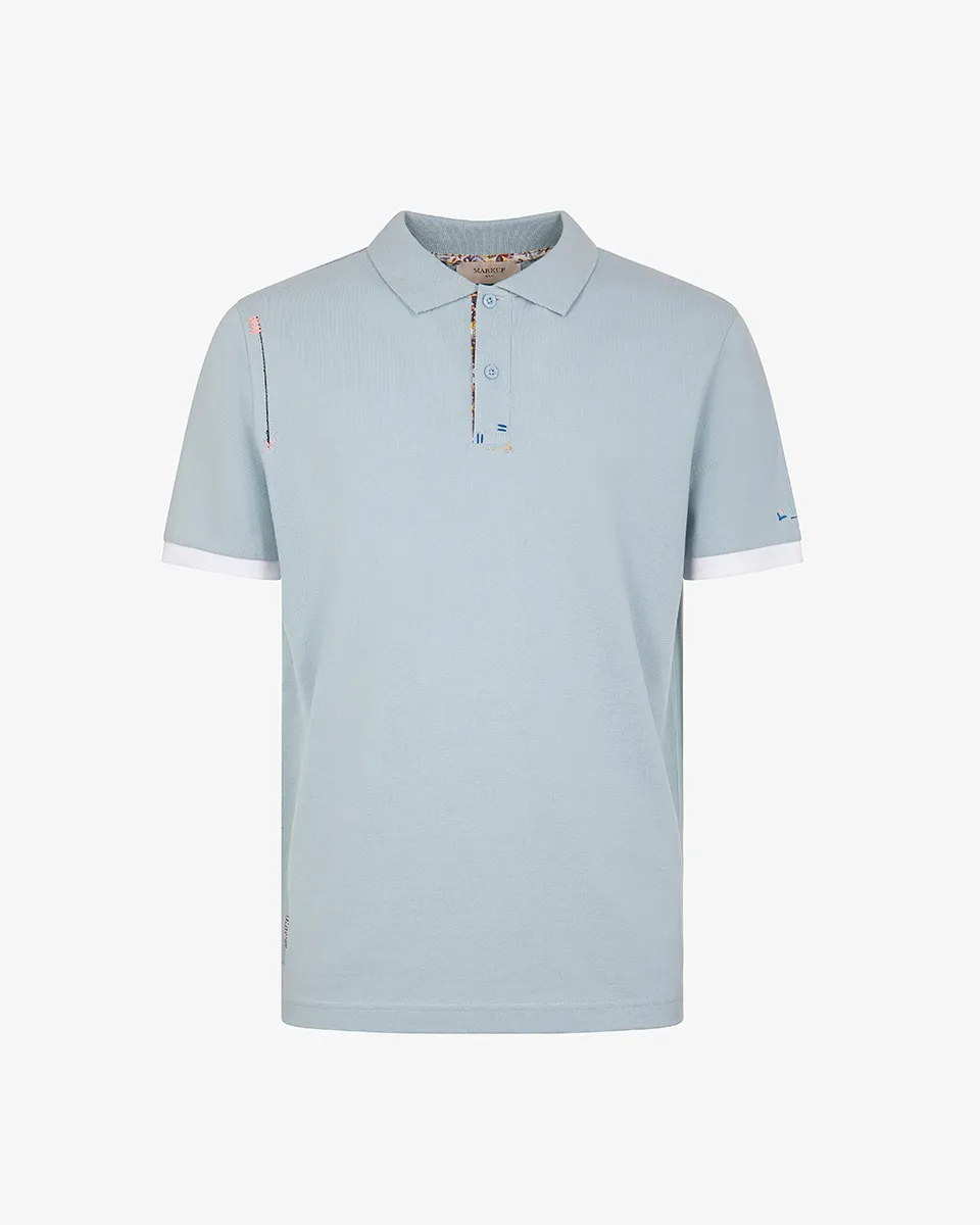 Markup Uomo Felpe & T-shirt Polo mezza manica piquet con ricami