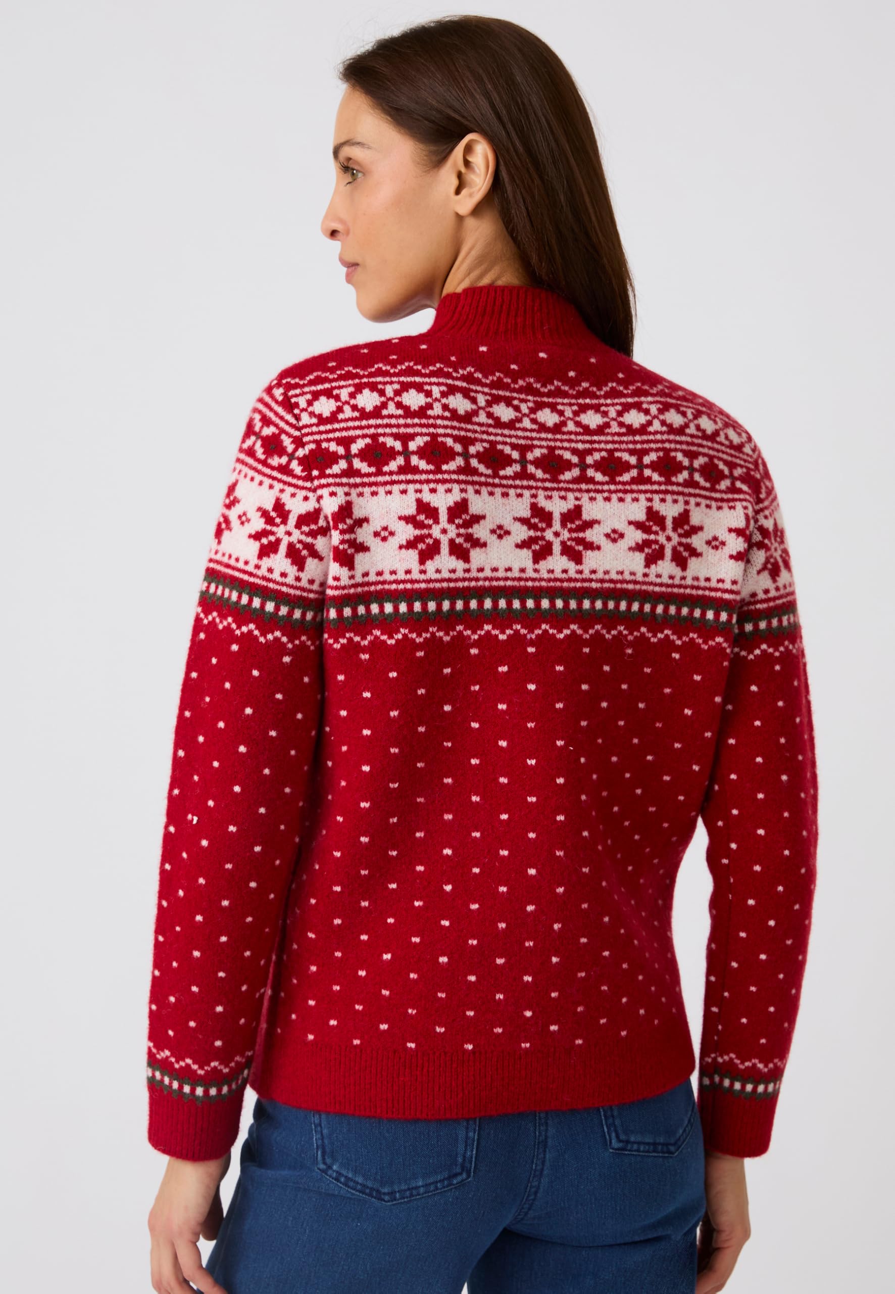 Damart Thermolactyl maglione natalizio donna collo alto
