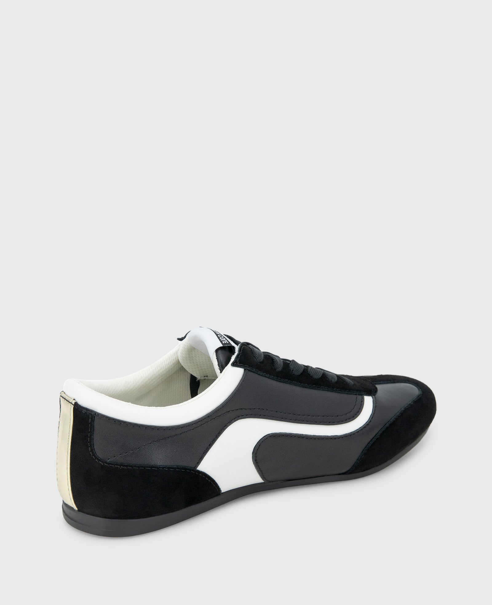 Kenneth Cole Reaction Shoes Alma Leather sneaker nere con memory foam