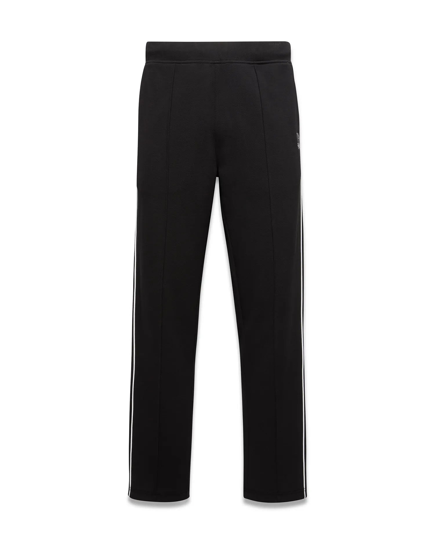 Psycho Bunny Men's Pants Men's Ceano Straight Track Pants MB0800062 pantaloni neri ricamati