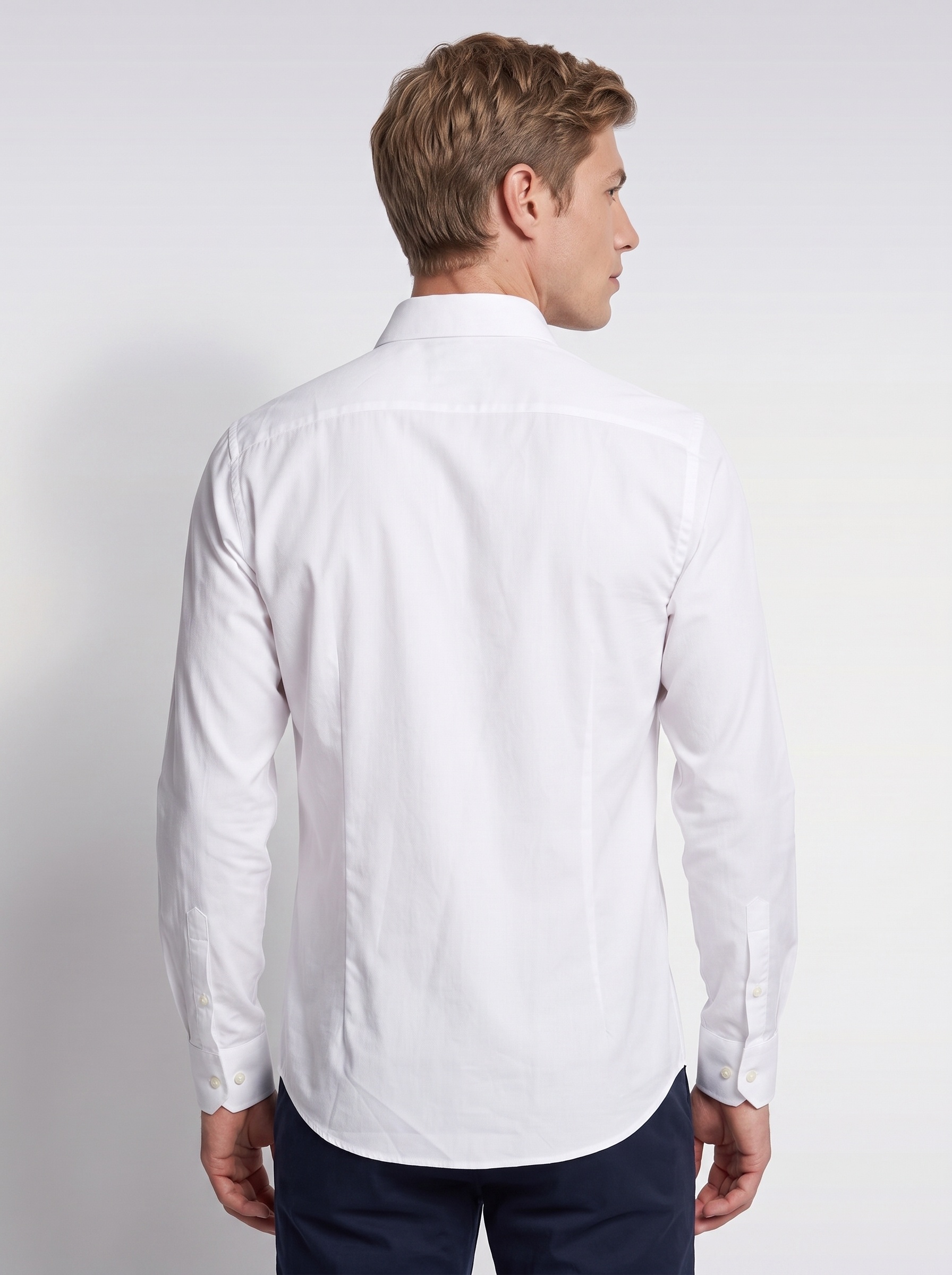 Markup Uomo Camicie Camicia Collo Italiano Popeline camicia