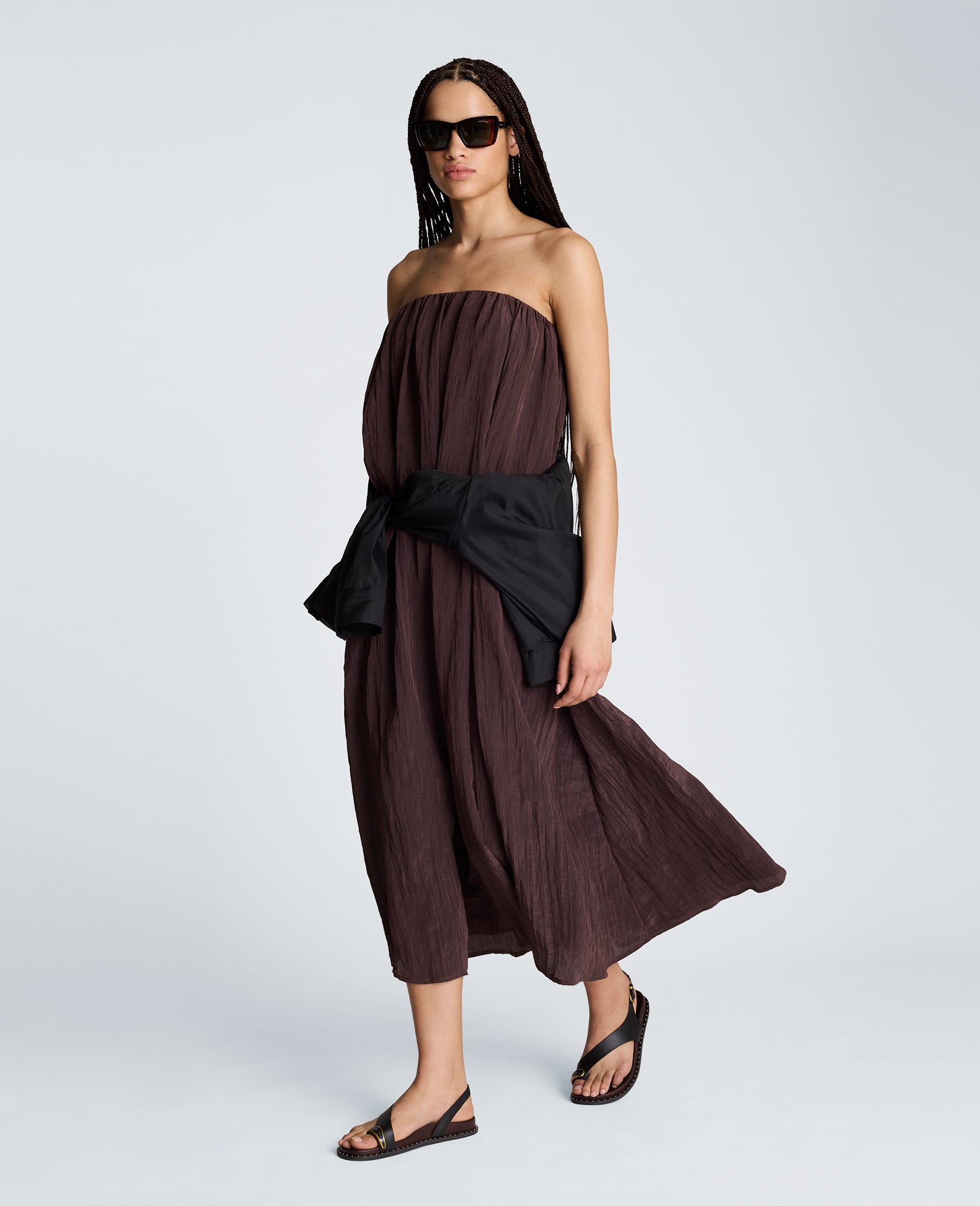 Kenneth Cole Reaction Clothing Strapless Maxi Dress vestito maxi Kola