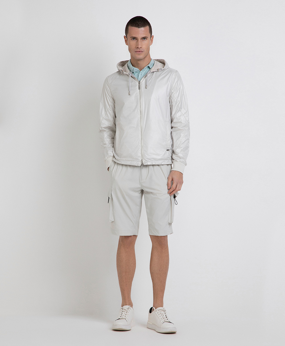 Markup Uomo Giacche & Giubbotti Giubbotto cappuccio revers combinato