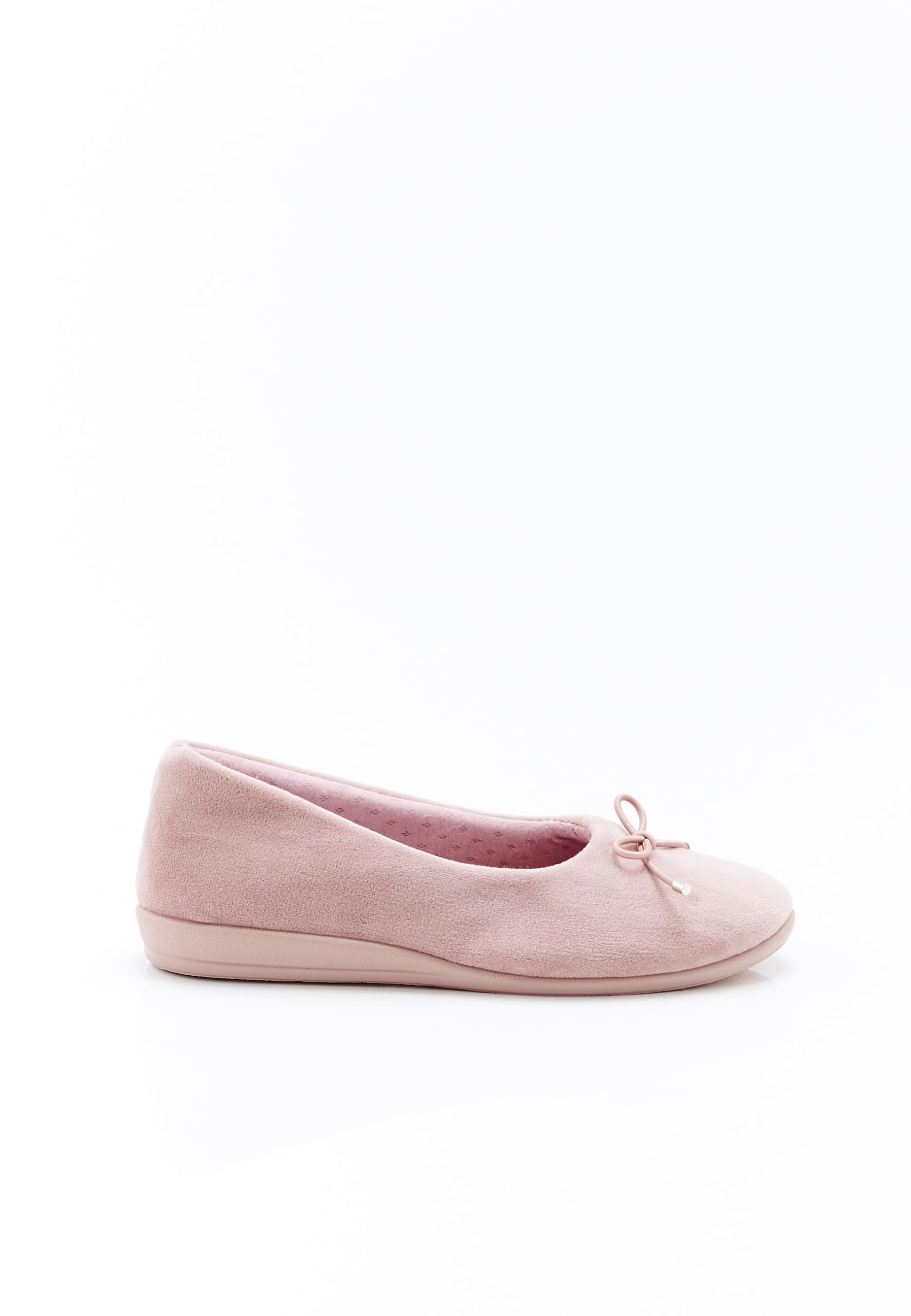 Damart Calzature ballerine donna rosa antico in velluto