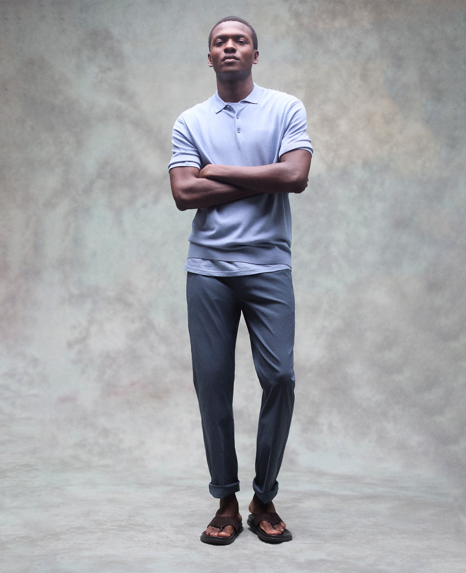 Kenneth Cole Reaction Clothing Slim-Fit Recycled Stretch Denim Jean jeans Clinton Dark Indigo 32/32 elasticizzati