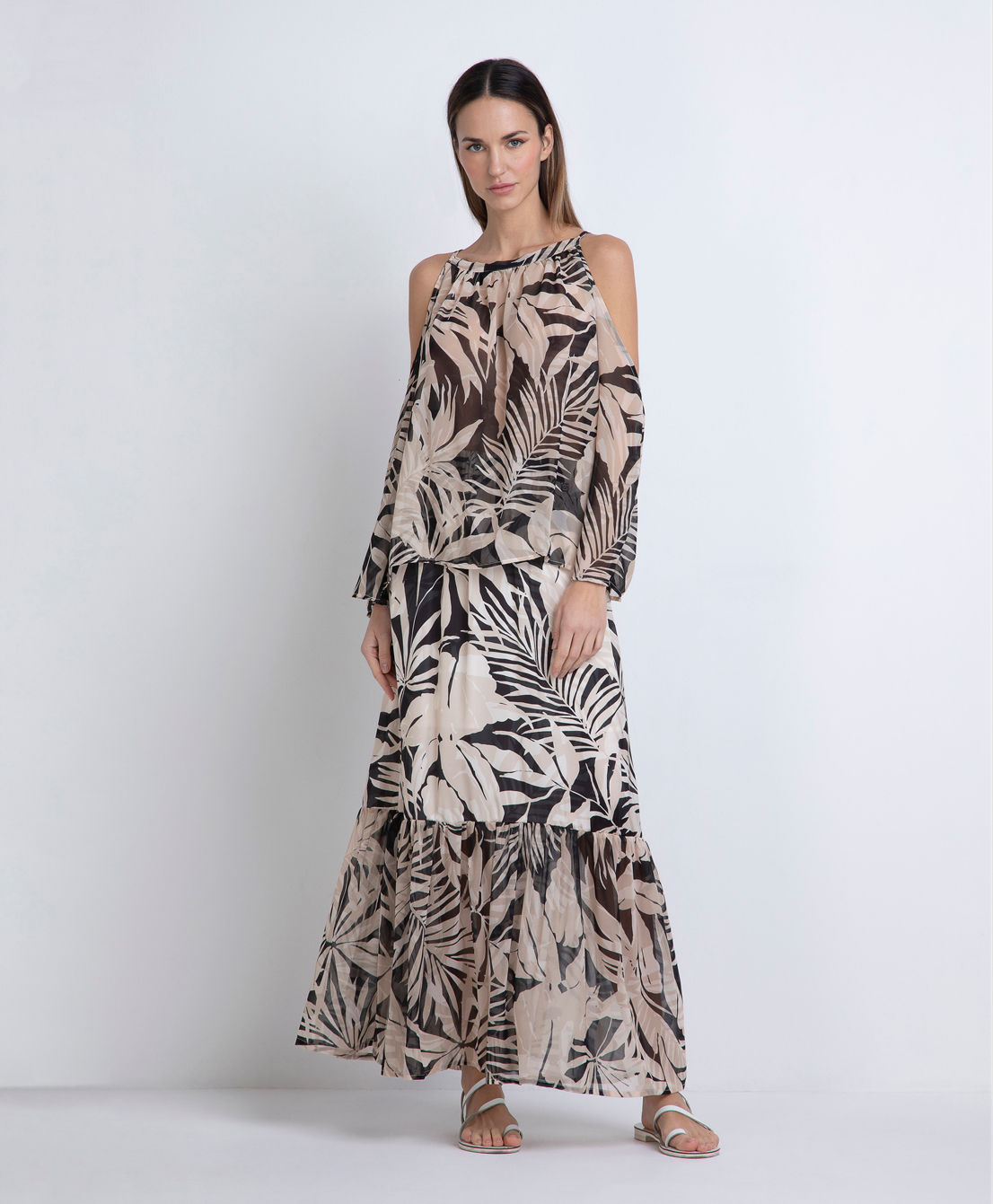 Markup Donna Gonne & Short Gonna stampa foglie