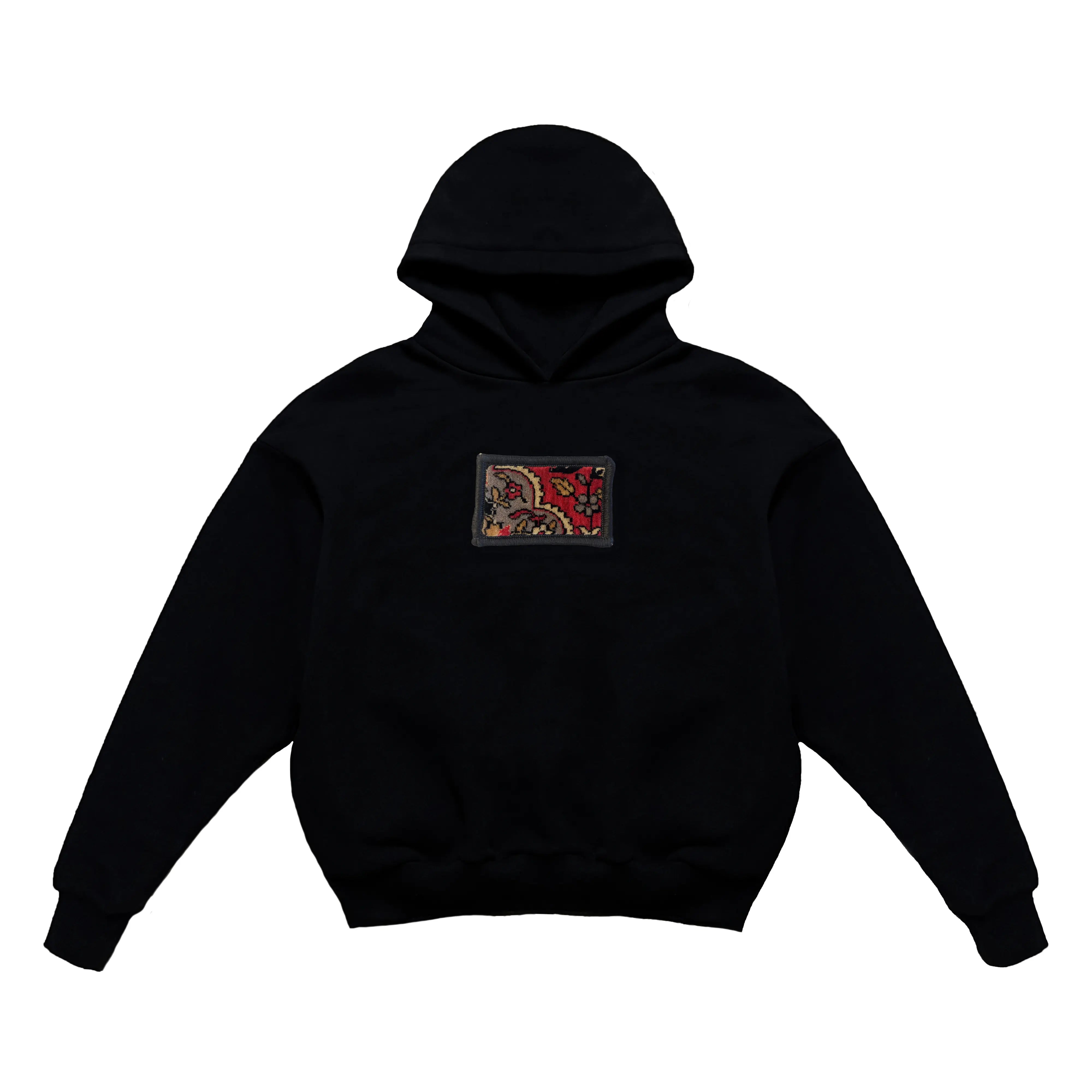 MYL CLOTHING RANDOM RUG HOODIE felpa XS con patch casuale