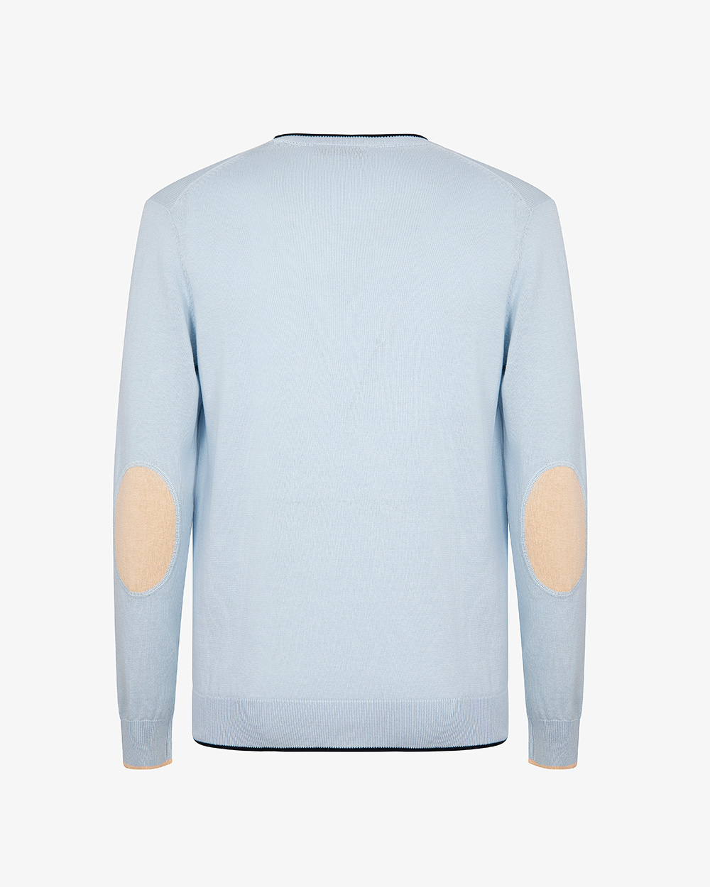 Markup Uomo Maglieria Girocollo cotone con toppe