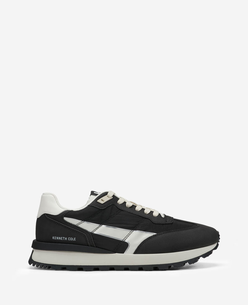Kenneth Cole Reaction Shoes Pryor Sneaker uomo nera con plantare rimovibile