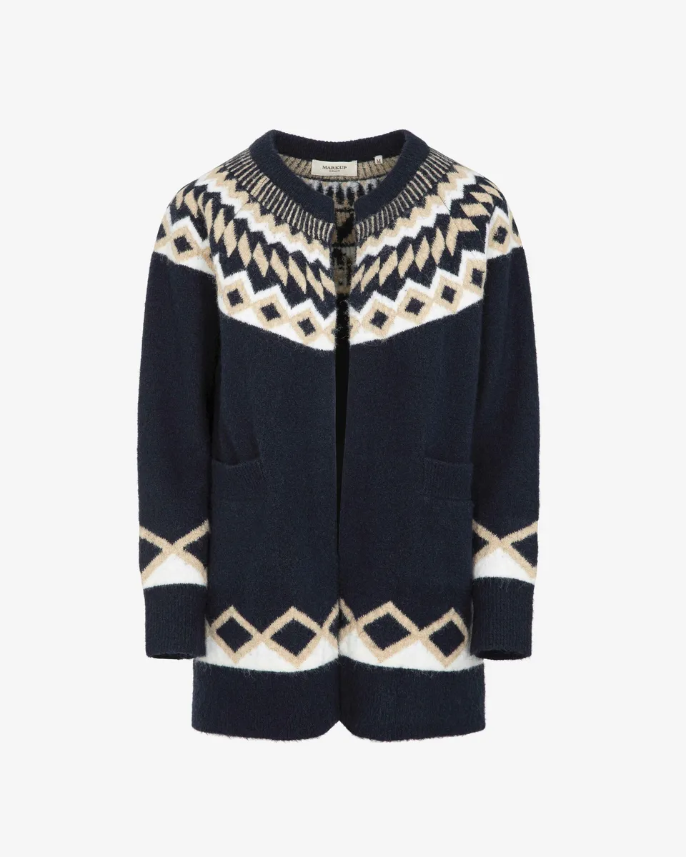 Markup Donna Maglieria Cardigan over lurex
