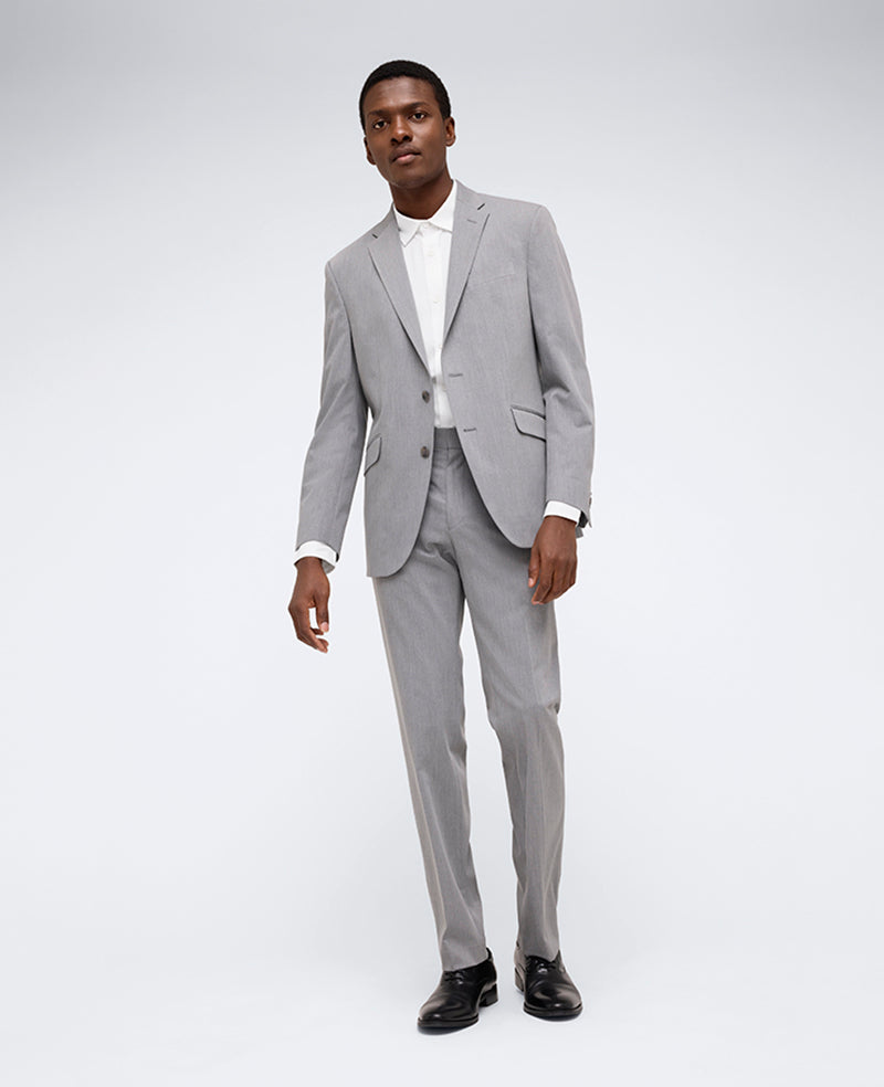 Kenneth Cole Reaction Clothing Ready Flex Suit Separate Pant pantaloni grigio chiaro slim