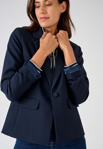 Damart Prêt-à-porter giacca Fluido donna blu vestibilità standard