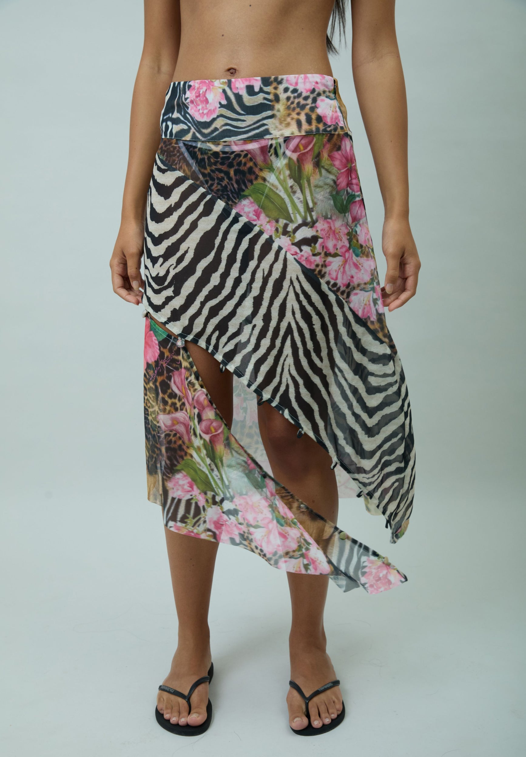 House Of Sunny Women's Skirts Tropical Mesh Skirt gonna in mesh