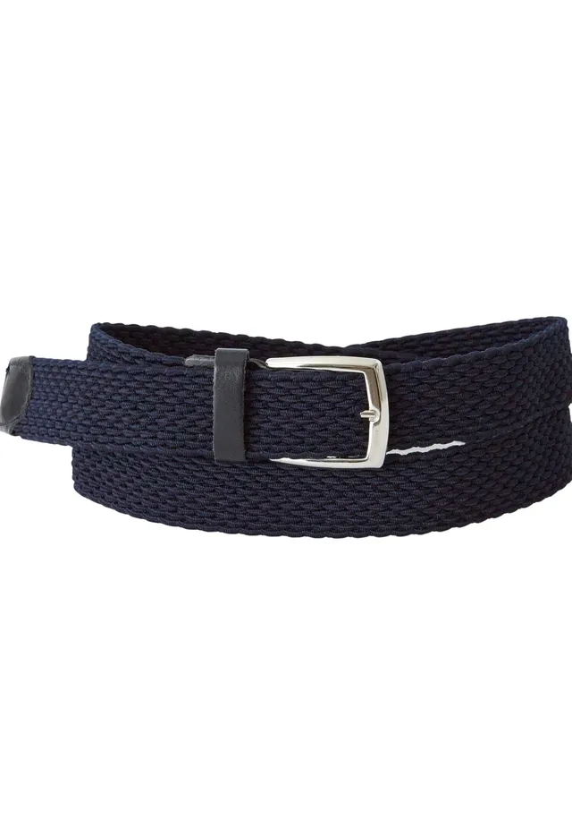 Damart Accessori Cintura intrecciata uomo blu marino 90 cm