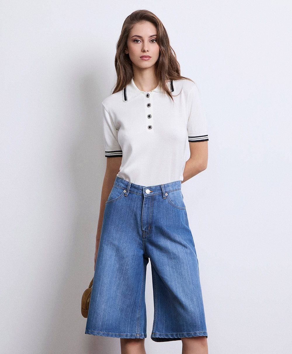 Markup Donna Gonne & Short Bermuda in jeans bermuda donna