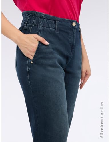 Fiorella Rubino Jeans balloon effetto stonewashed