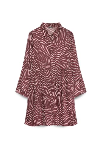 Fiorella Rubino Vestiti Vestito Corto Chemisier in Mussola con Stampa vestito 50 Plus
