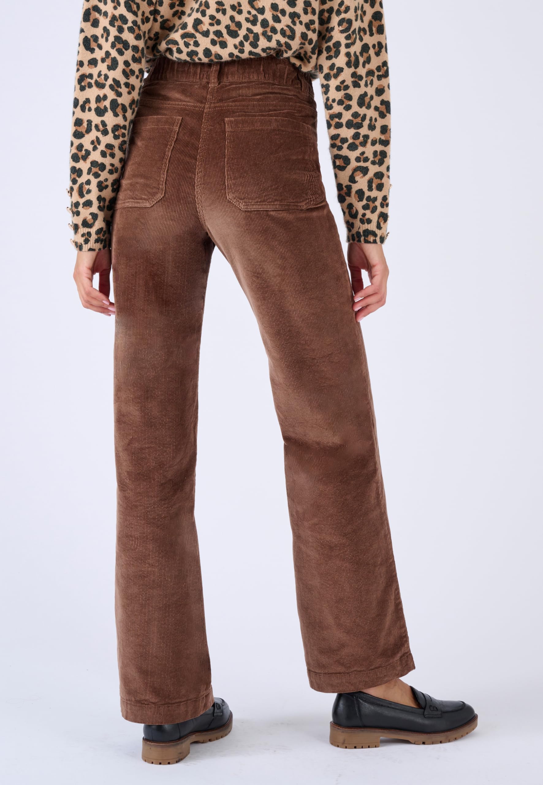 Damart Prêt-à-porter Pantaloni Velluto Large Donna 48-56 elasticizzati