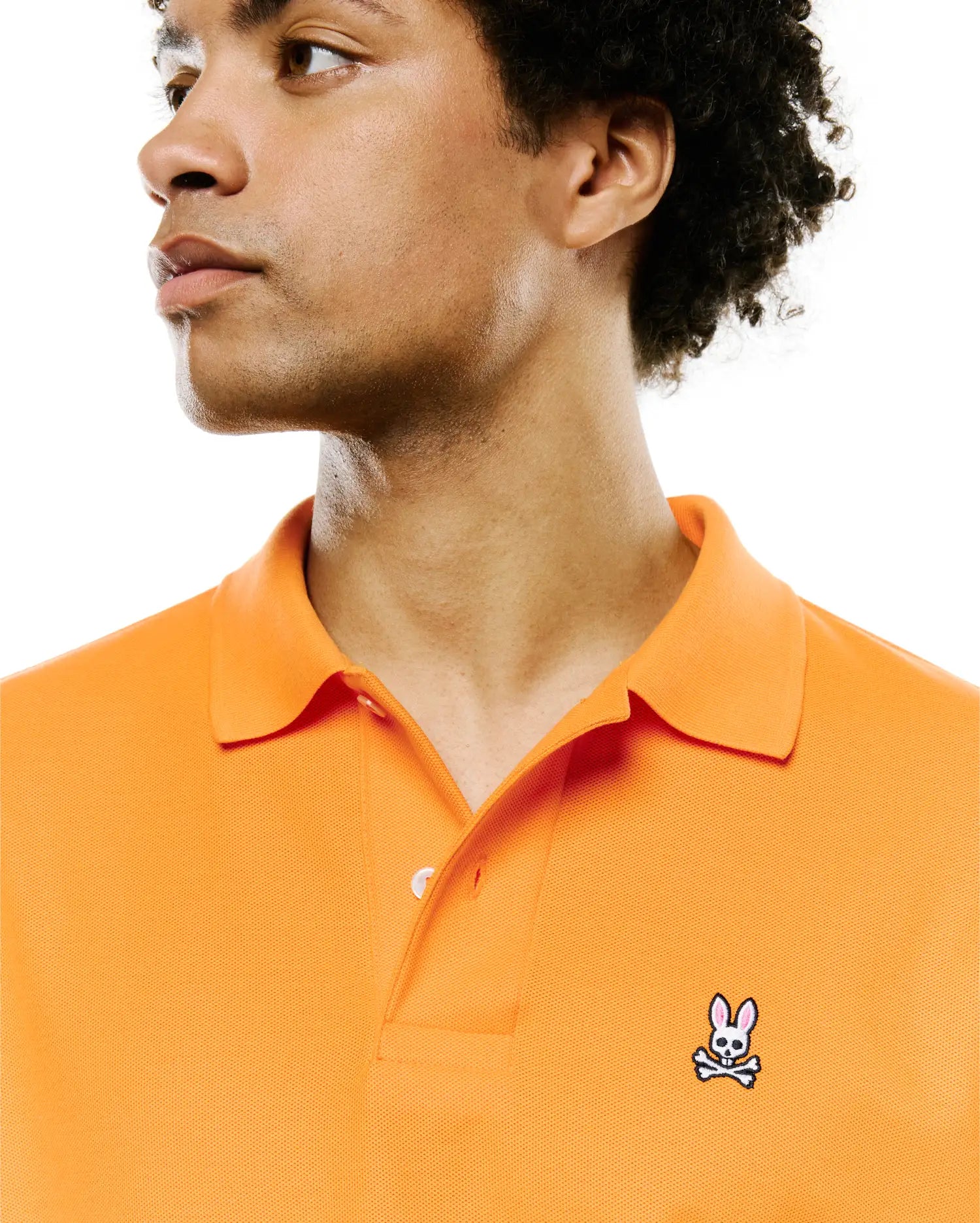 Psycho Bunny Men's Polos Classic Pima Piqué Polo B6K001F200 polo Flame Orange