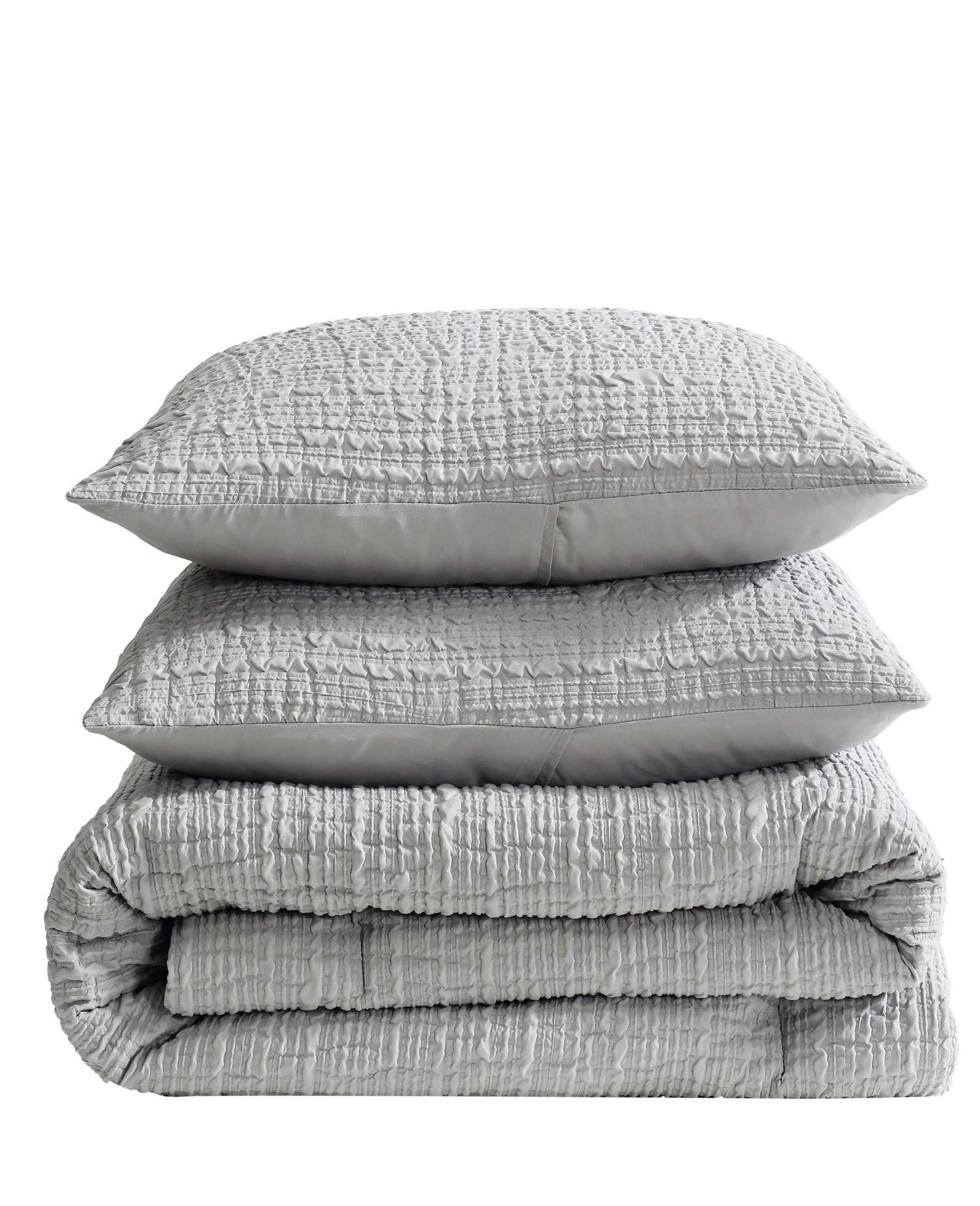Kenneth Cole Reaction Home & Bedding Serenity Wavy Lines set copripiumino grigio