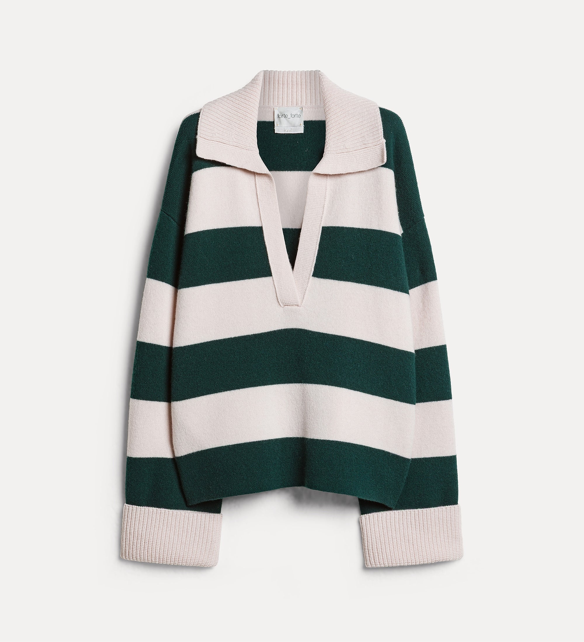 Forte maglieria Lovely maglione ecru cashmere e lana