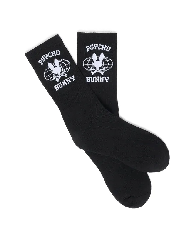 Psycho Bunny Accessories Mike Sport Socks MO2200084 calze nere O/S sportive