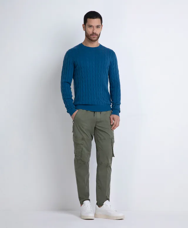 Markup Uomo Maglieria Maglia con trecce