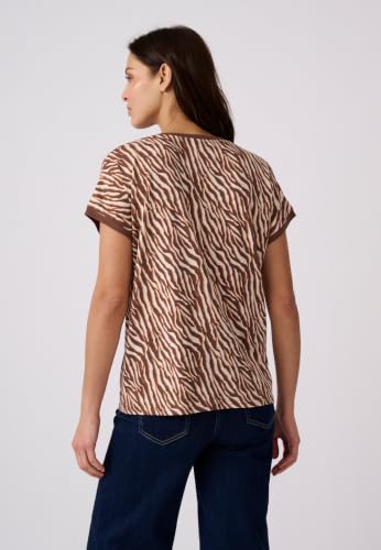 Damart Prêt-à-porter T-Shirt Scollo Tunisino verde a maniche corte